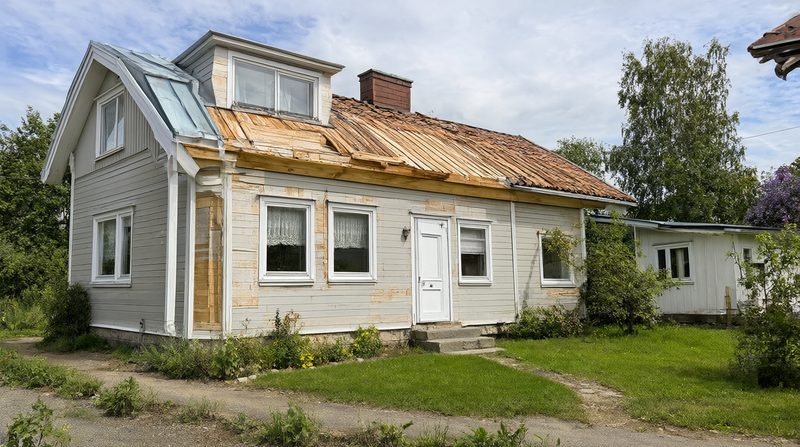 Renovering av äldre fasad